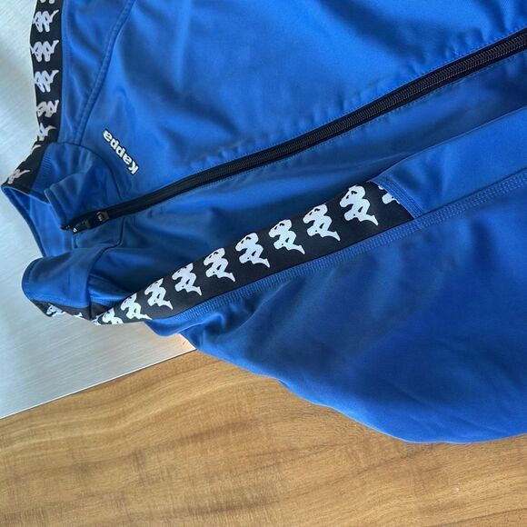 KAPPA royal blue zip jacket with black and white logo. Size large - Picture 10 of 13